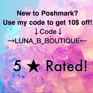 New to Poshmark? Use my code to get 10$ off!